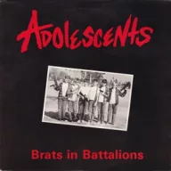 Adolescents - Brats In Battalions Clear LP