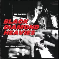   Black Diamond Heavies - All To Hell/Their Baddest and Greasiest Orange LP