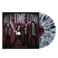 All Time Low - Dirty Work Blue Splatter LP