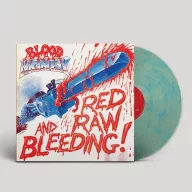 Blood Money - Red Raw and Bleeding! Turquoise Marbled LP