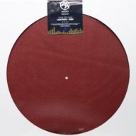 Bőr Lemeztányér - Piros